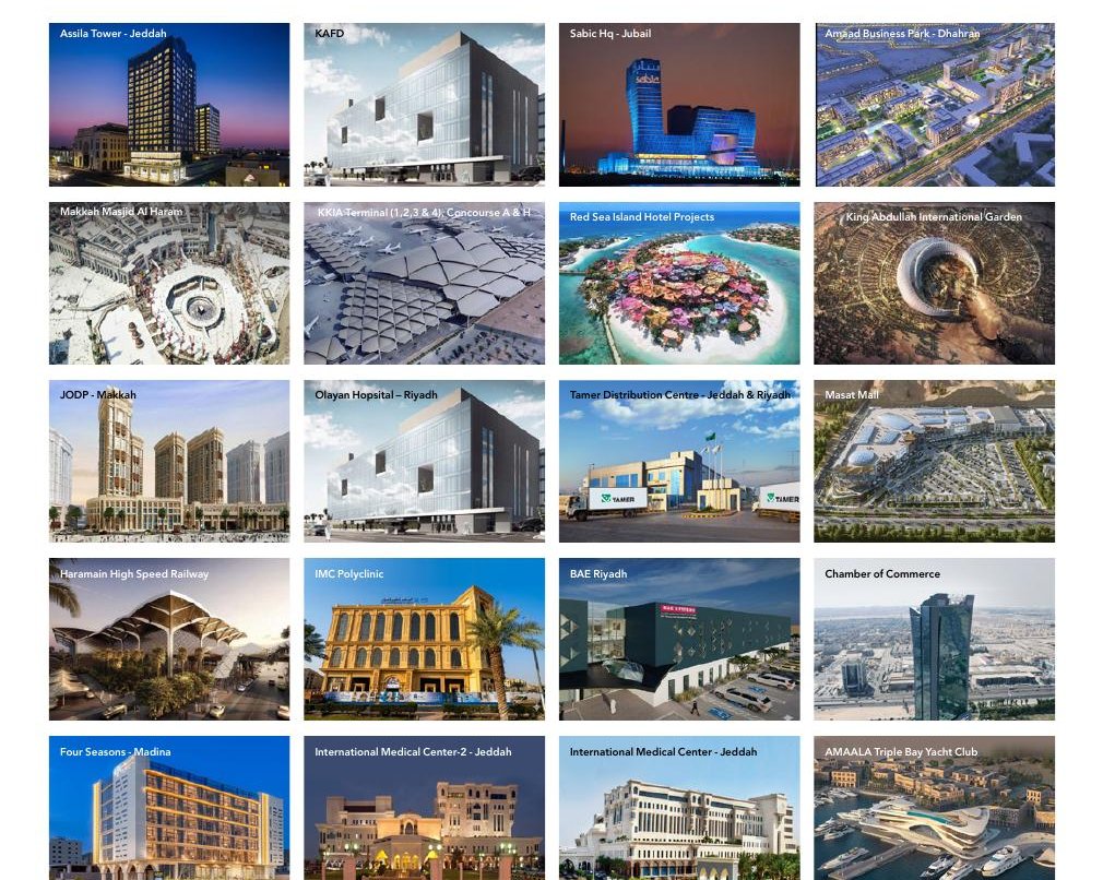 PrimeStar project references across Saudi Arabia